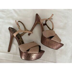 Sam Edelman Mason Platform Stiletto Sandals 7.5